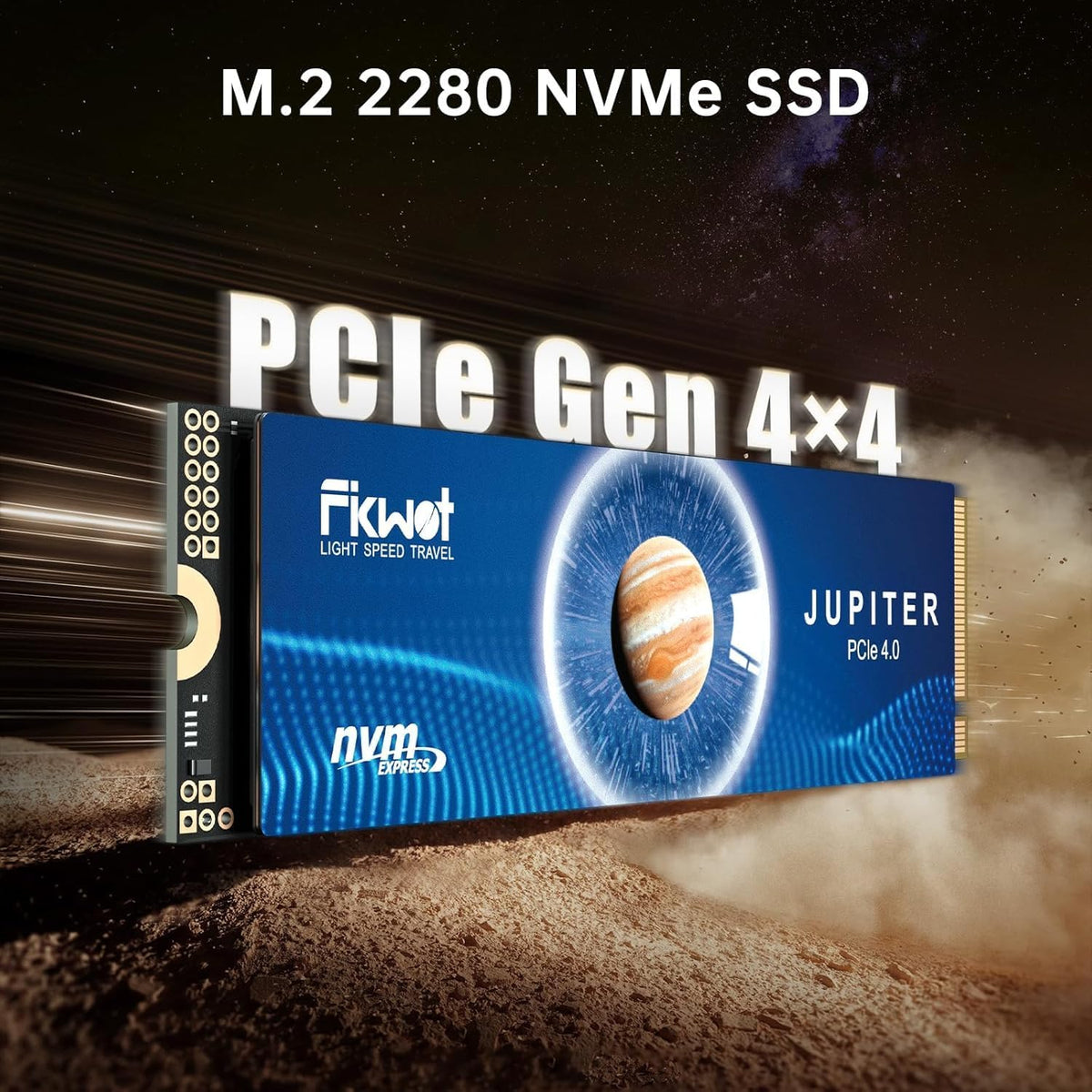 Fikwot FX991 SSD M.2 4TB NVMe SSD M2 2280 PCIe Gen 4x4, lectura de...