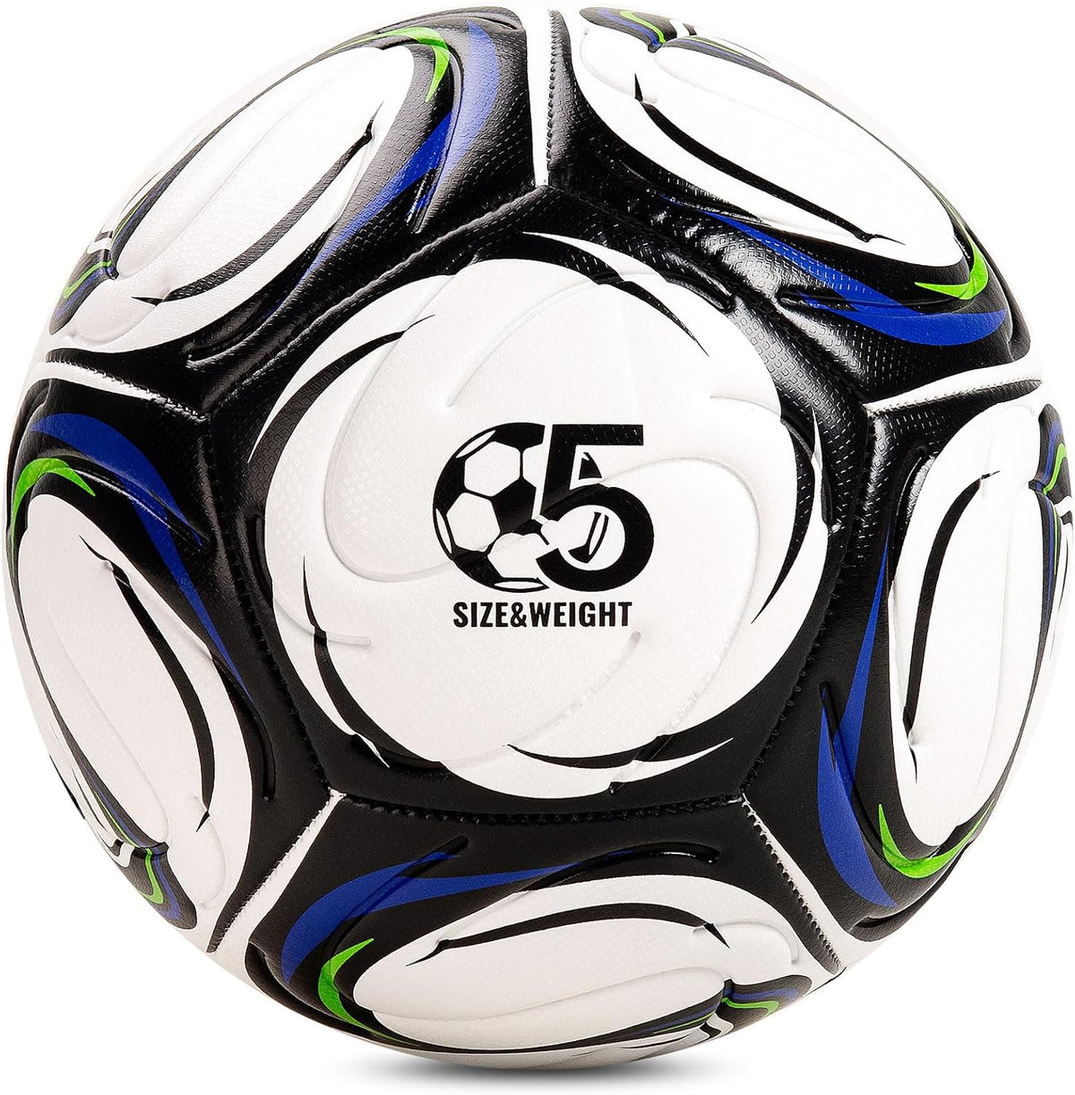 Balón de Fútbol Talla 5 Talla 4 con Bomba, Balón de Entrenamiento Durable para Interior y Exterior