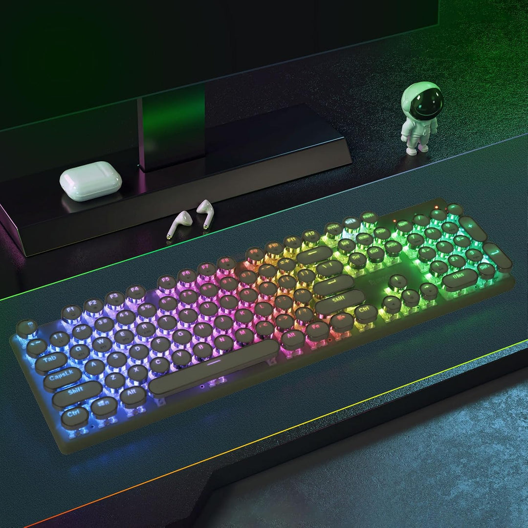 Redragon K710 Teclado mecánico inalámbrico para juegos, Bluetooth\/...