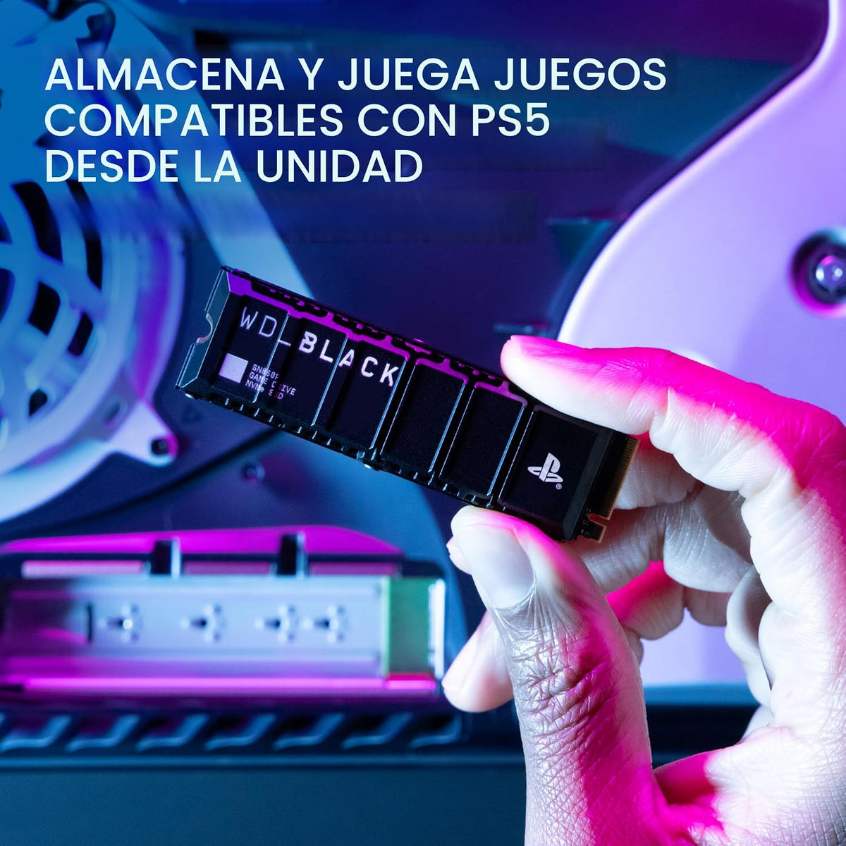 WD_BLACK 8TB SN850P NVMe M.2 SSD Expansión de almacenamiento oficia...