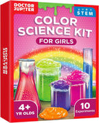 Doctor Jupiter Kit de ciencia preescolar para niñas, Kit de ciencia preescolar para niñas: 3+