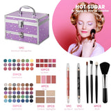 Kit de maquillaje Hot Sugar para adolescentes con estuche de tren,...