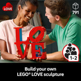 LEGO Art Love Juego de construcción coleccionable Kit de