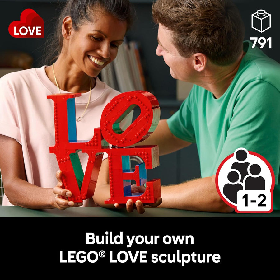 LEGO Art Love Juego de construcción coleccionable Kit de
