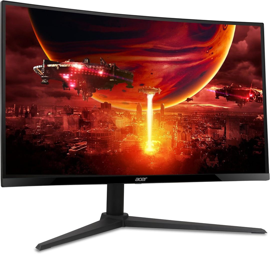 acer Nitro Monitor de juegos curvo de 27 pulgadas 1500R sin marco F...