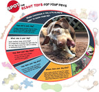 SPOT by Ethical Products Play Strong Bones - Juguetes masticables y juguetes de pelota para perros, ideal para masticadores y cachorros agresivos, pelota, pequeña