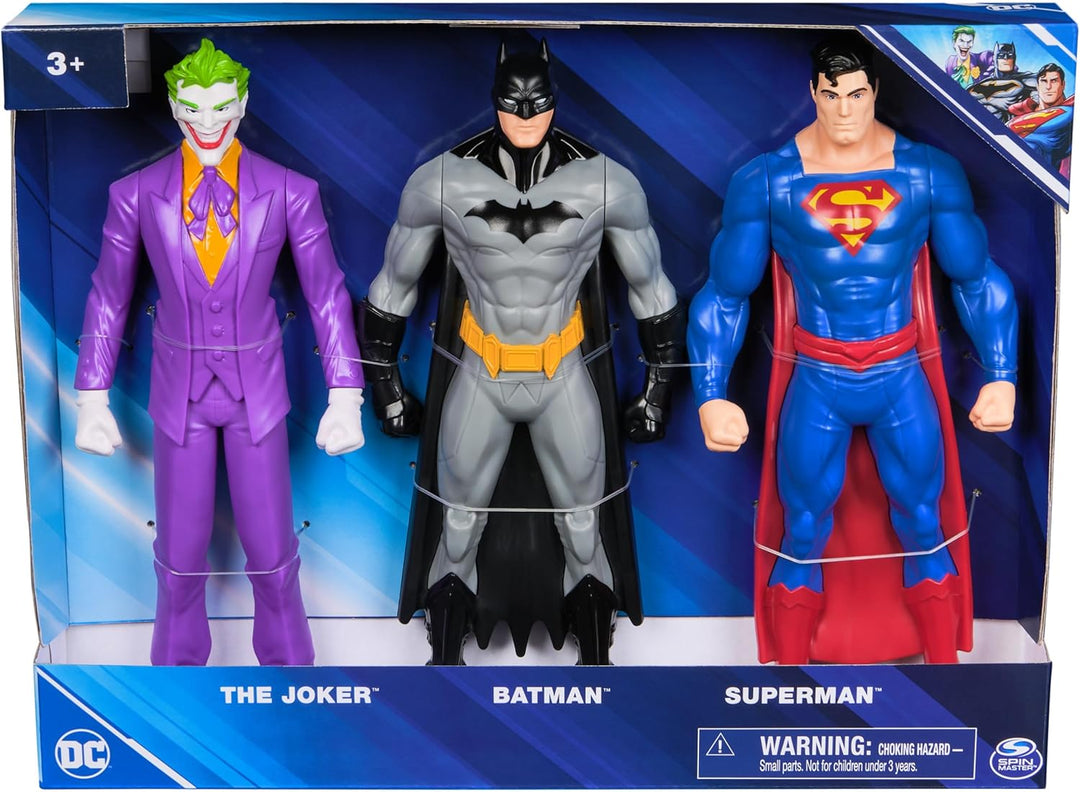 DC Comics Figura de acción de superhéroe: Batman, Superman y el Jok...