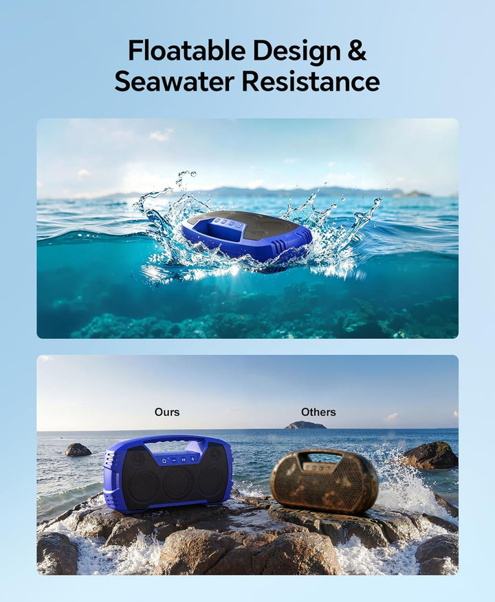 Houl Zallee Altavoz Bluetooth Impermeable IPX7, Altavoces Inalámbri...