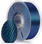 ELEGOO Filamento PLA para impresora 3D de 0.069 pulgadas, color azu...