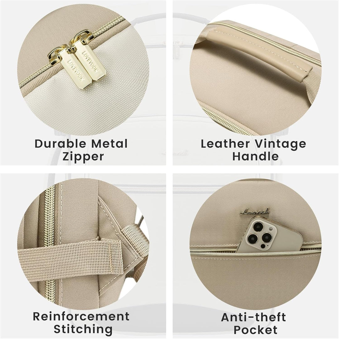 LOVEVOOK Mochila de viaje para llevar en cabina