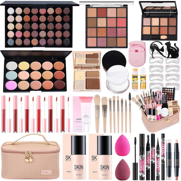 Kit completo de maquillaje todo en uno para mujeres, juego de regal...