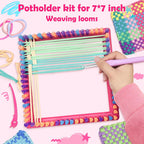 daheypong 800 piezas Bucles de repuesto para telar de 7 pulgadas - 8 colores Bucles de telar para hacer agarraderas, resistentes bandas de nylon para manualidades para niños, adultos y proyectos DIY