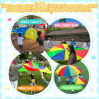 Paracaídas de juego para niños, para 8 a 12, 12 pies, con 12 manijas, para pícnic