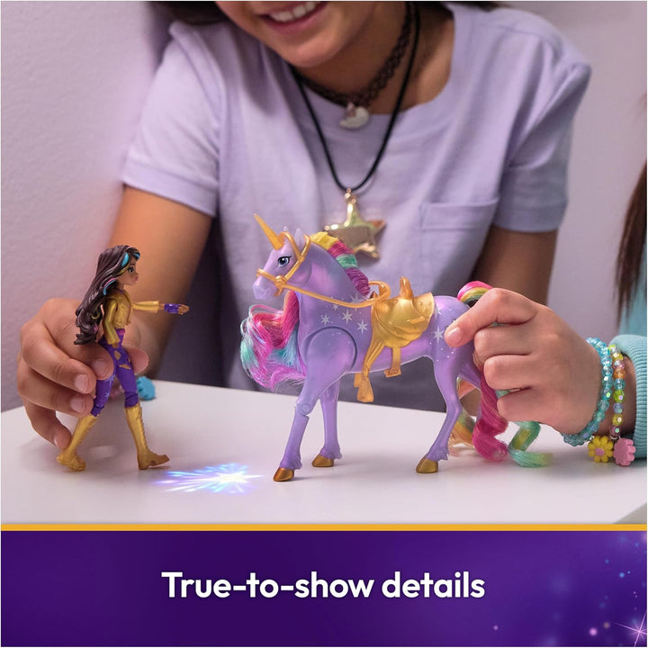 Unicorn Academy, Sophia &amp; Light Magic Wildstar con efectos de i...
