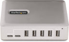 StarTech.com, 10G5A2CS-USB-C-HUB, hub USB 3.2 de 7 puertos, alimentado