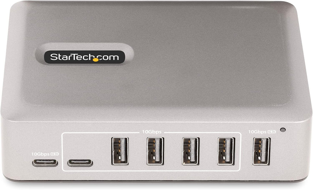 StarTech.com, 10G5A2CS-USB-C-HUB, hub USB 3.2 de 7 puertos, alimentado