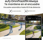 eufy Security Sistema NVR E50,Kit de 4 cámaras,4K de doble lente Bullet-PTZ