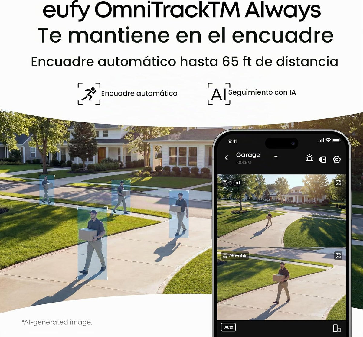 eufy Security Sistema NVR E50, kit de 8 cámaras, bala de doble lente 4K PTZ