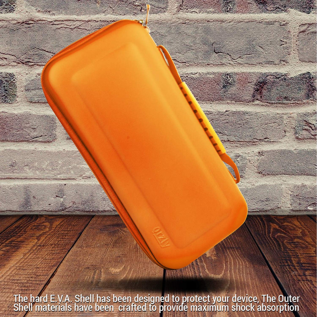 Pack de accesorios esenciales Orzly para Nintendo Switch 1 y OLED, Naranja