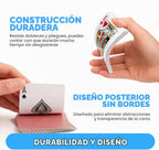 Regal Games [144 mazos] Rockets Juego de cartas a granel para adultos y profesionales - Acabado de lino de 310 GSM - Tarjetas de póquer para Blackjack, Euchre, Canasta - Grado de casino, tarjetas de viaje y noche de juego