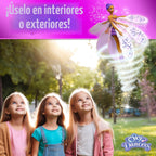 Muñeca voladora Sky Dancers, juguete de cuerda, sin baterías, Purple Licious