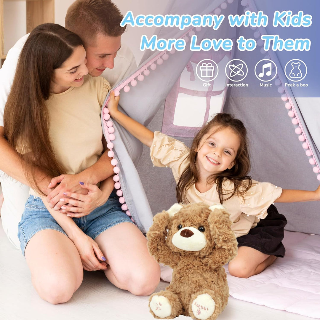 Hopearl Oso de Peluche Interactivo Peek A Boo Repite lo que Dices O...