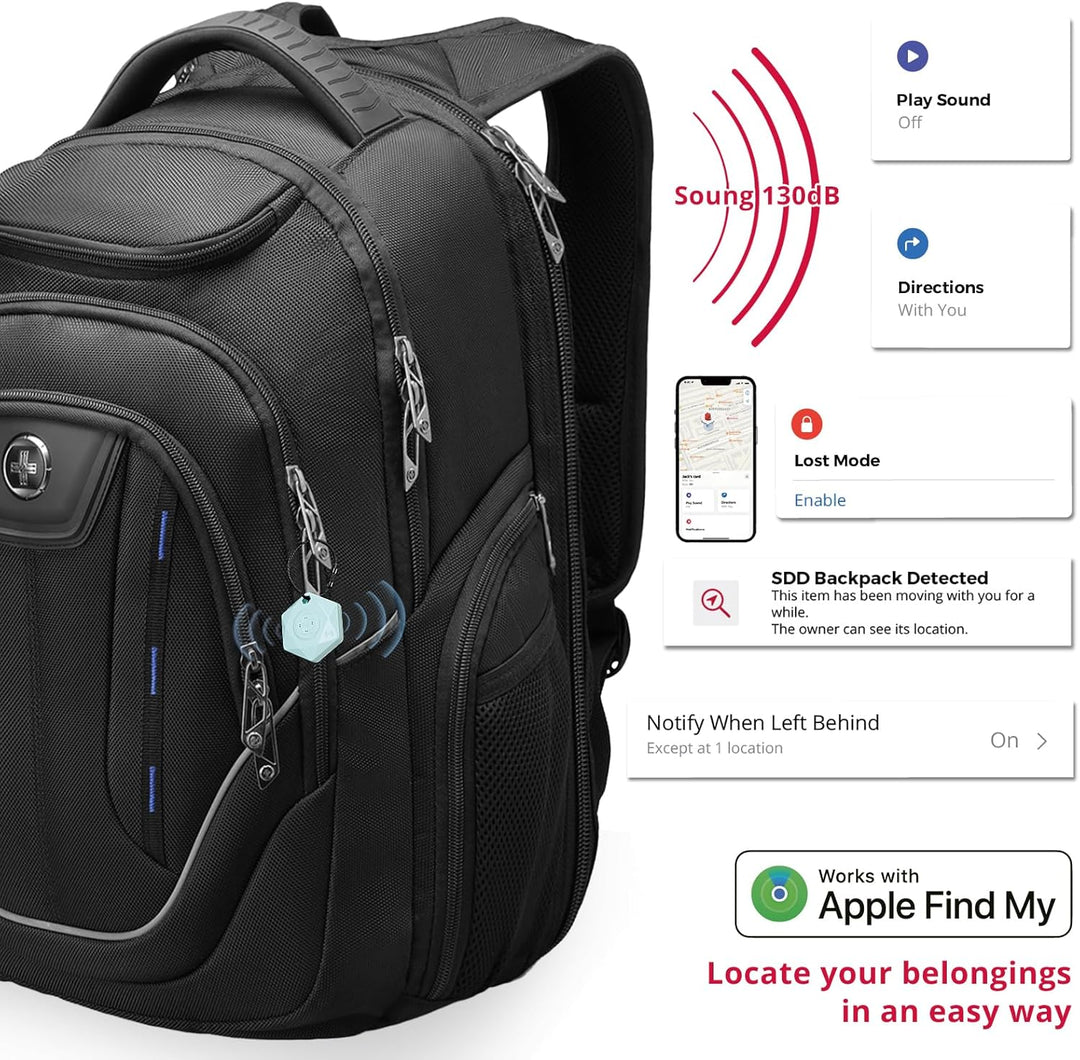 Swissdigital Terabyte - Mochila para laptop de negocios grande con...