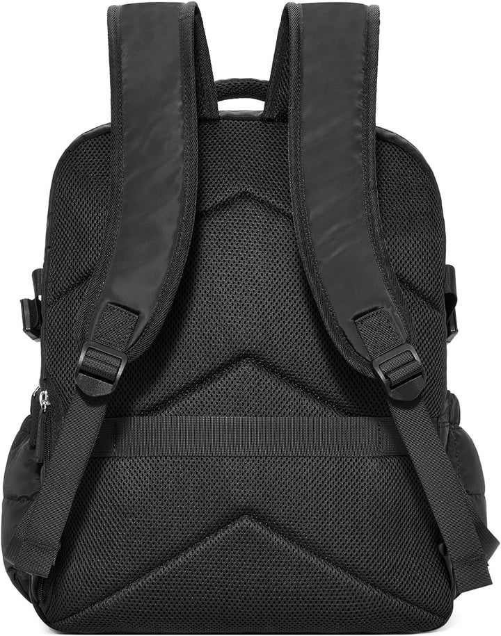 CLUCI Mochila inflada acolchada para laptop para mujeres