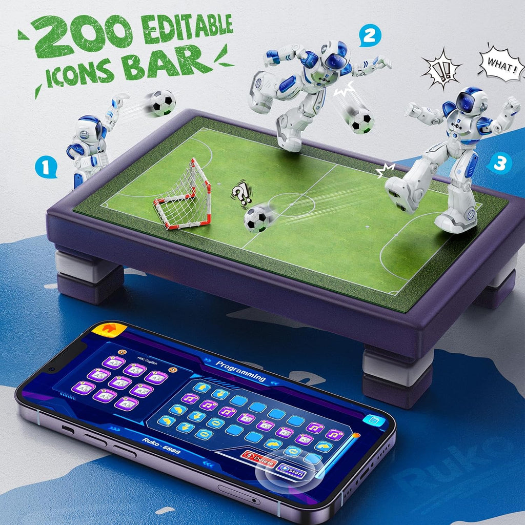 Ruko 6088 Robot Toys para niños, programable, detección de gestos con