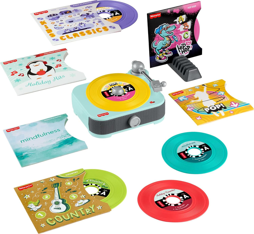 Fisher-Price Juguete musical Barbie tocadiscos con 5 discos y estan...
