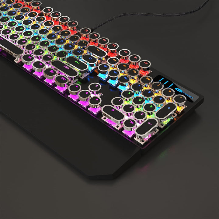 MageGee - Teclado mecánico estilo máquina de escribir para juegos r...