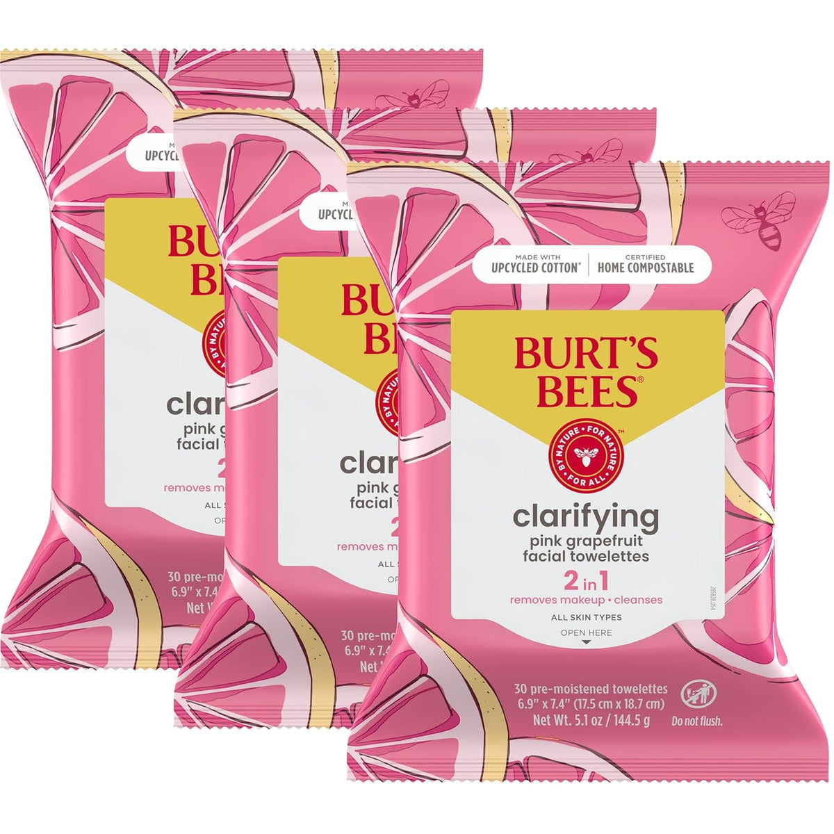 Toallitas de limpieza facial para piel sensible de Burt\u2019s Bees