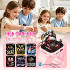 Transformers Reloj Inteligente para Niños 4G, Teléfono, GPS, Llamadas de Video, a Prueba de Agua - Rosa