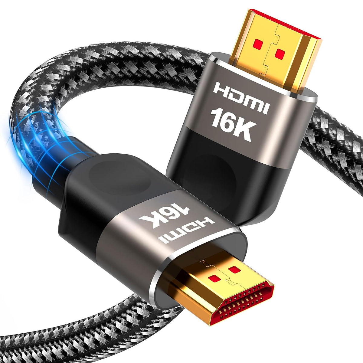 Highwings Cable HDMI de fibra óptica 16K 8K 2.2 40FT, 96Gbps ultra alta