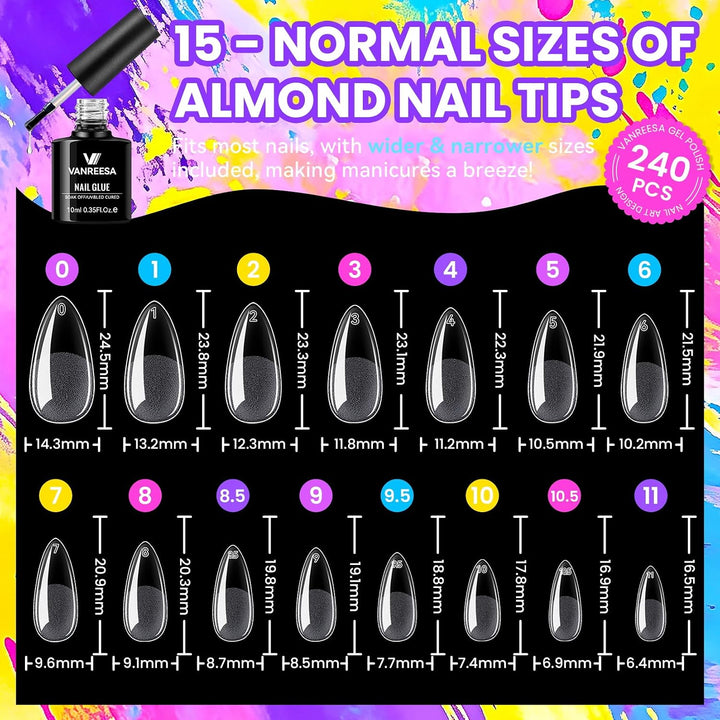 VANREESA Kit de 115 esmaltes de uñas de gel con taladro de uñas con...