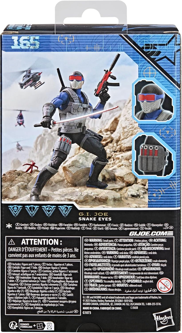 GI Joe Serie clasificada #165 Snake Eyes V4 Figura de