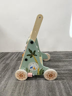 Andador de madera para bebés con ruedas velocidad y altura