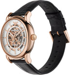 Reloj Emporio Armani para hombre de tres manecillas, automático o cronógrafo, con correa de acero inoxidable o cuero