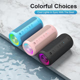 Ortizan Altavoz Bluetooth portátil inalámbrico, IPX7 impermeable, a...