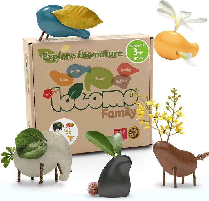 Taksa Toys Locomo Family Black Edition Waldorf Montessori Toys Figu...