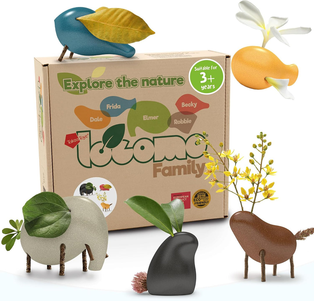 Taksa Toys Locomo Family - 1 figuras educativas de Waldorf de juego...