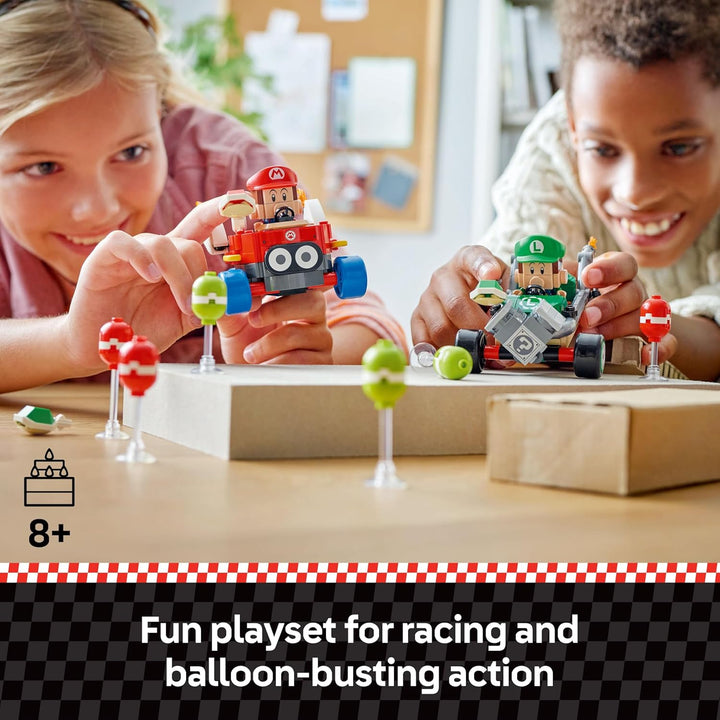 LEGO Super Mario Mario Kart Baby Mario vs Baby Luigi juego