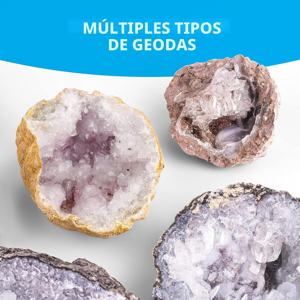 National Geographic Break Open 10 Premium Geodes para Kids Ages 8-12