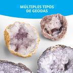 National Geographic Break Open 10 Premium Geodes para Kids Ages 8-12