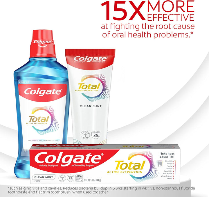 Colgate Total Active Prevention Clean Mint pasta dental, pasta dent...