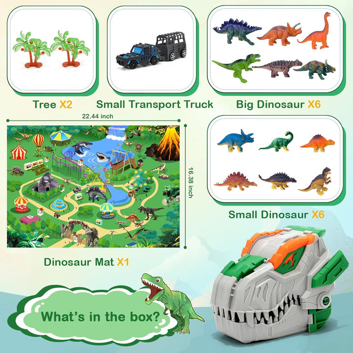 Juguetes de dinosaurio para niños de 3 a 5 años 12 figuras