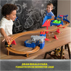 Monster Jam Supercharge Speedway Juego de Camiones Monster, Escala 1:64