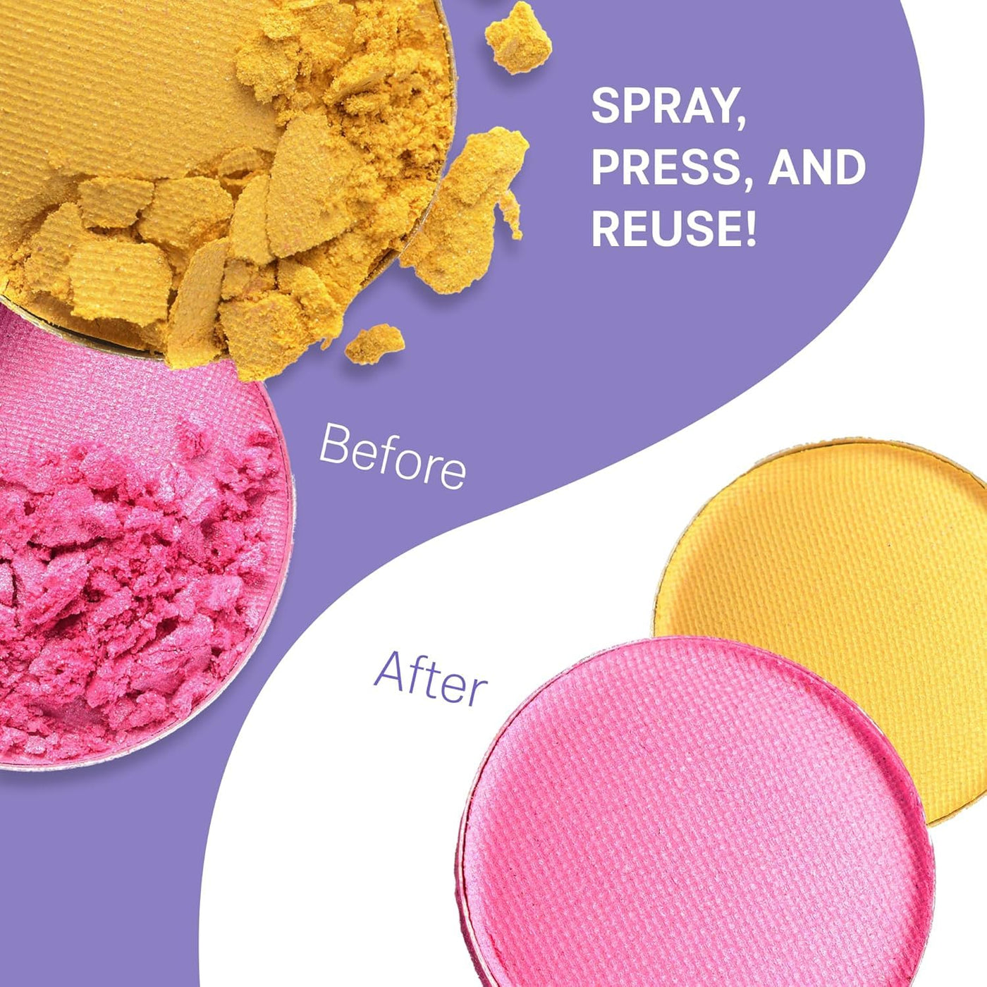 FIXY Kit de reparación de maquillaje, herramienta de represión para...