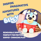 Bluey Juguetes, cuidado y abrazo juguete de peluche para bebé, 11 pulgadas