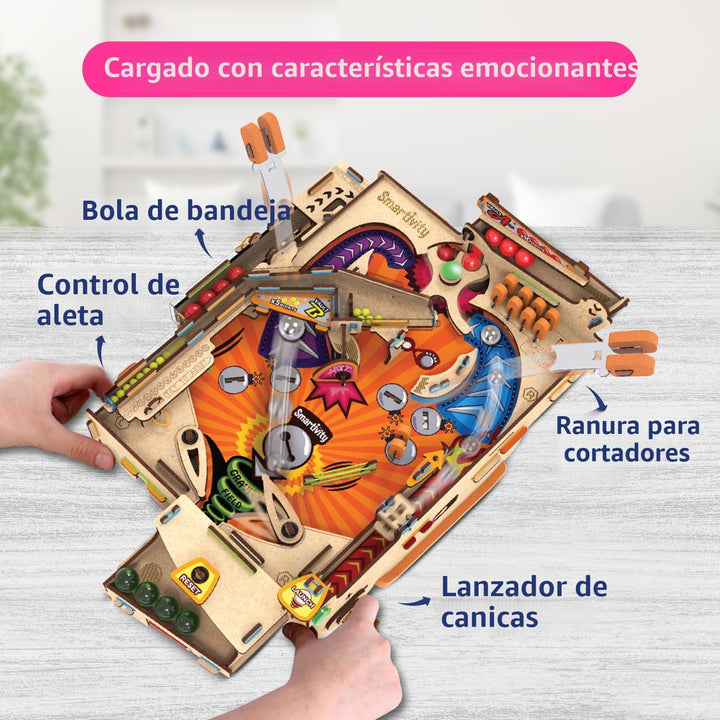 Smartivity - Máquina de pinball de juguete para niños de 8